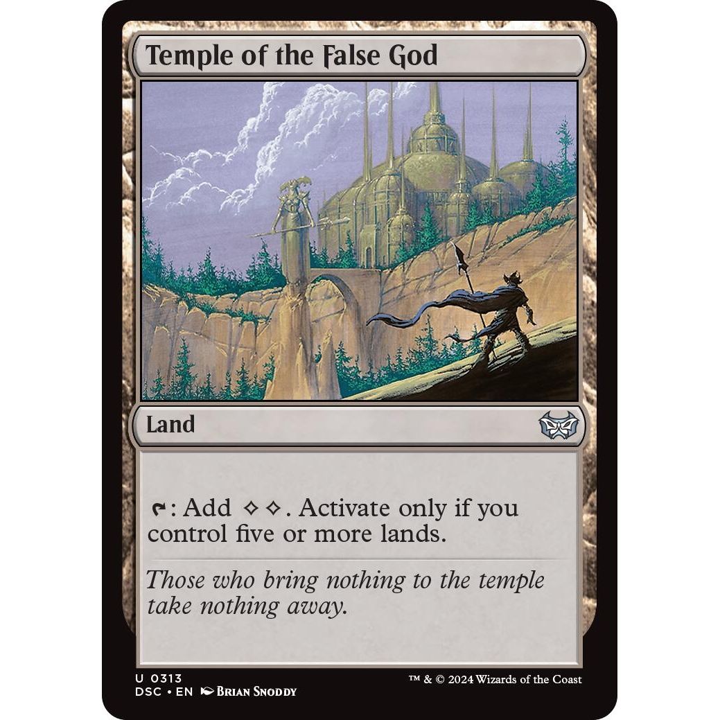 Image for Temple of the False God (313) (DSC) - Magic: The Gathering