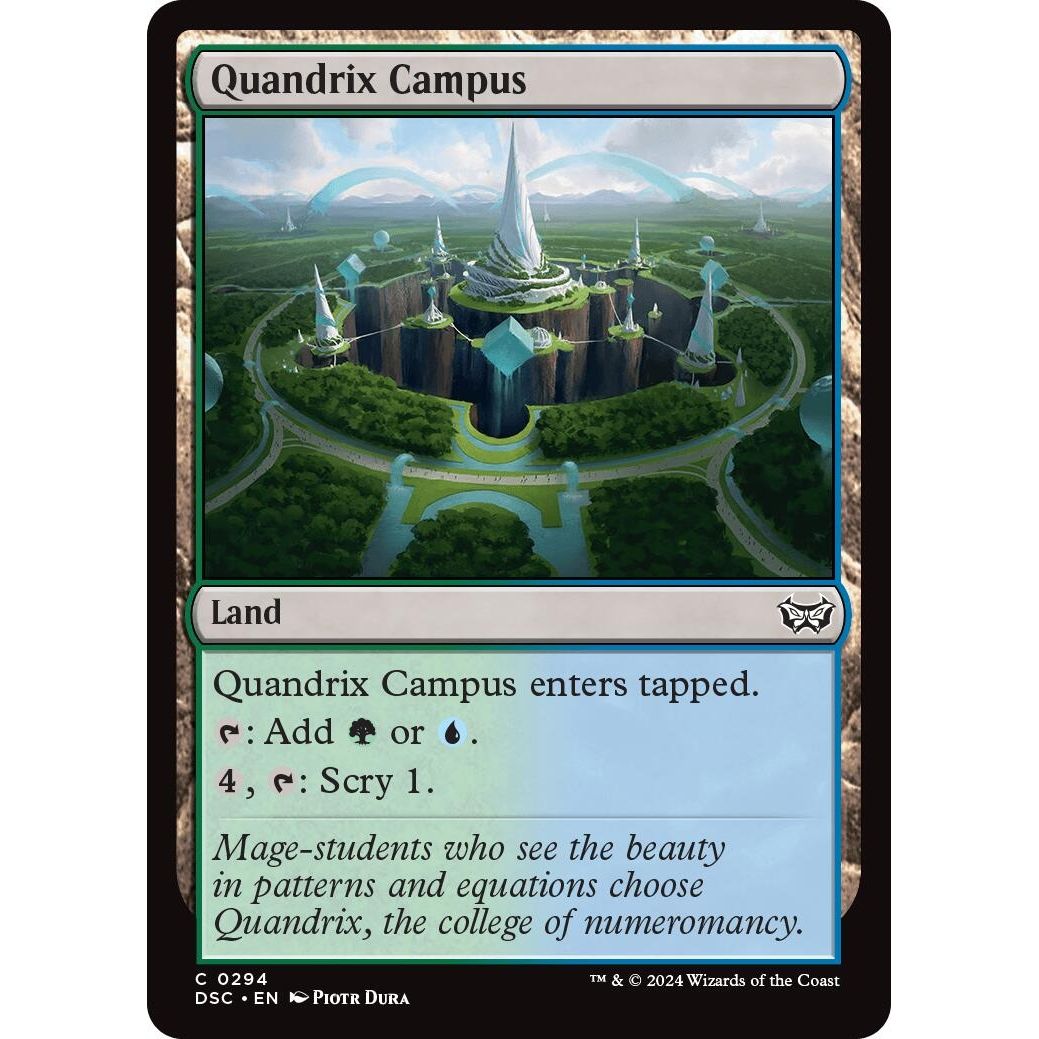 Image for Quandrix Campus (294) (DSC) - Magic: The Gathering