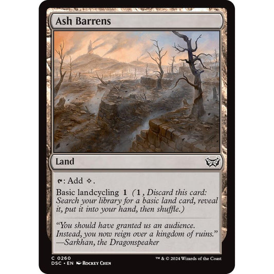 Image for Ash Barrens (260) (DSC) - Magic: The Gathering