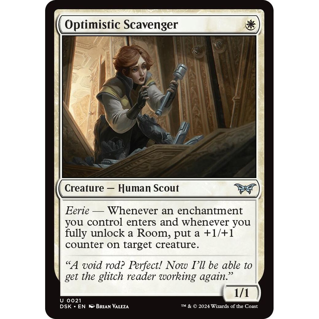 Image for Optimistic Scavenger (0021) (21) (DSK) - Magic: The Gathering
