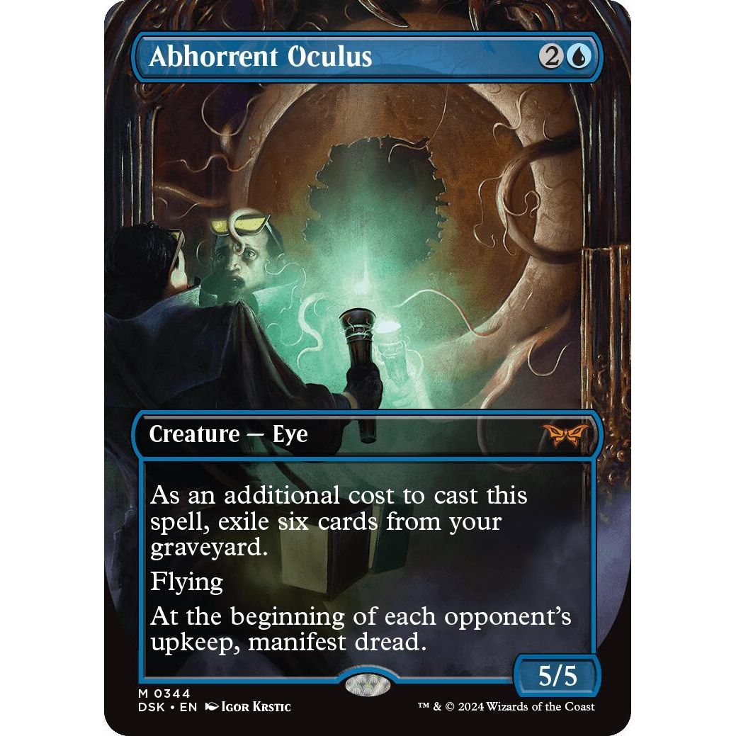 Image for Abhorrent Oculus (Borderless) (344) (DSK) - Magic: The Gathering