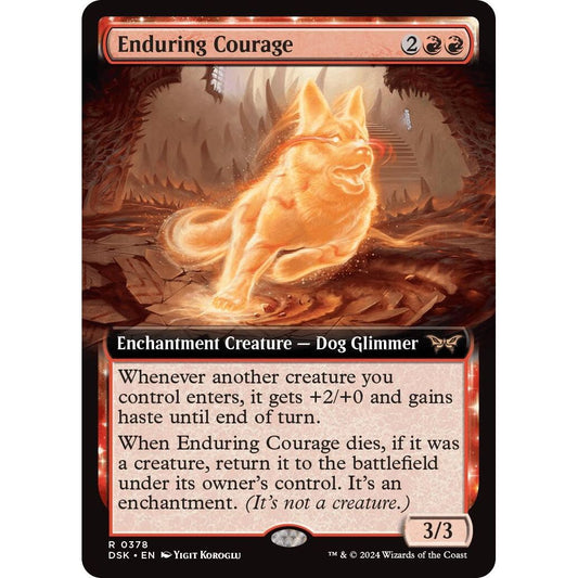Image for Enduring Courage (Extended Art) (378) (DSK) - Magic: The Gathering