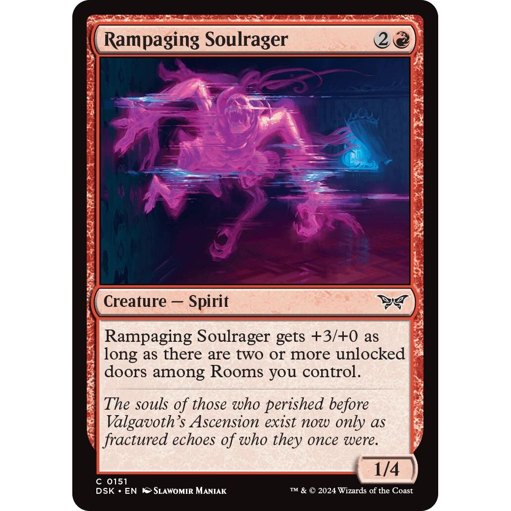 Image for Rampaging Soulrager (151) (DSK) - Magic: The Gathering