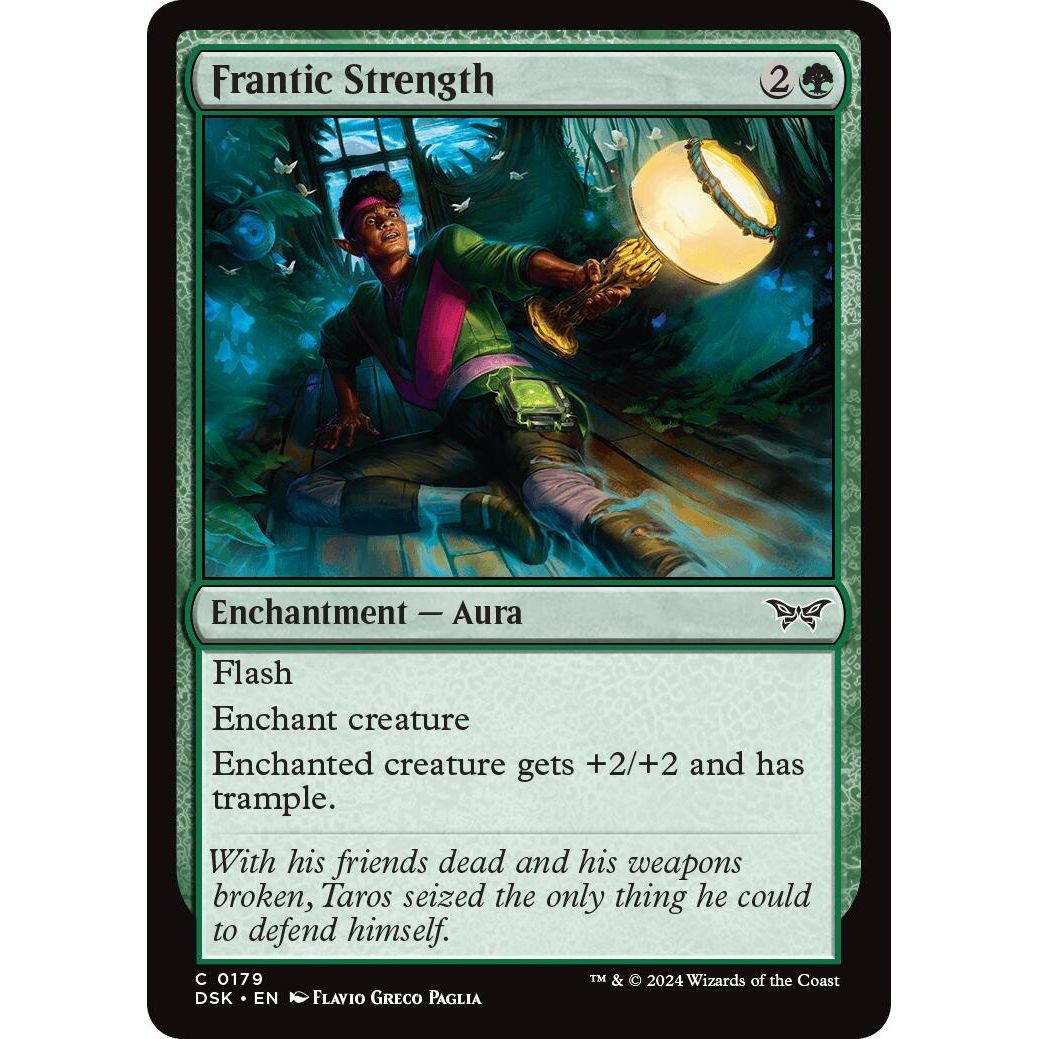 Image for Frantic Strength (179) (DSK) - Magic: The Gathering