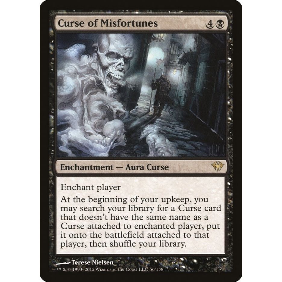 Image for Curse of Misfortunes (56) (DKA) - Magic: The Gathering