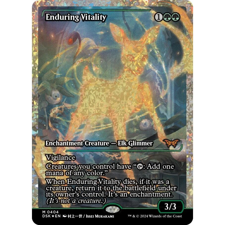 Image for Enduring Vitality (Showcase) (Fracture Foil) (404) (DSK) - Magic: The Gathering