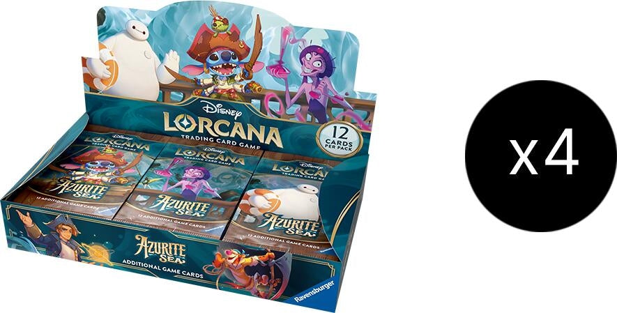 Image for Disney Lorcana: Azurite Sea Booster Box Case - Disney Lorcana