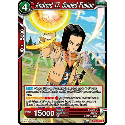 Image for Android 17, Guided Fusion (BT26-017) (BT26) - Dragon Ball Super: Masters