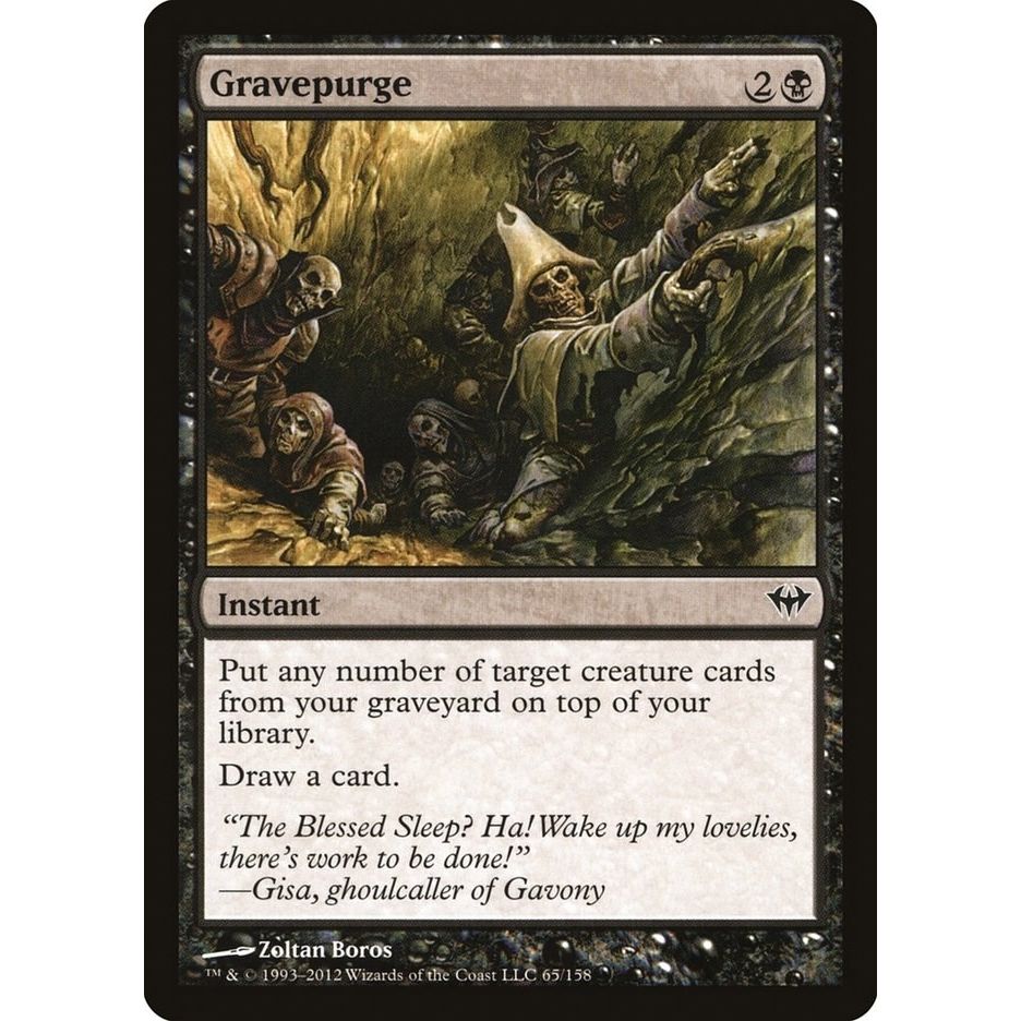 Image for Gravepurge (65) (DKA) - Magic: The Gathering