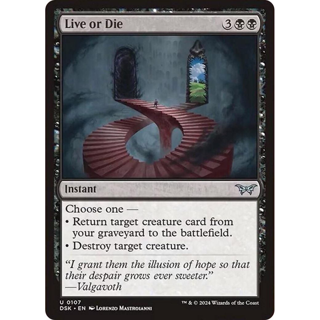 Image for Live or Die (107) (DSK) - Magic: The Gathering