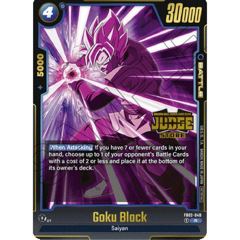 Image for Goku Black - FB02-040 (Judge Pack (Store Judge) 02) (FB02-040) (DBSFW_TPR) - Dragon Ball Super: Fusion World