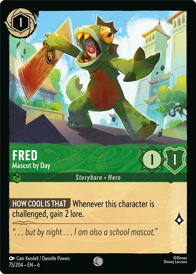 Image for Fred - Mascot by Day (75/204) (6) - Disney Lorcana