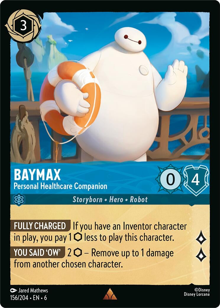 Image for Baymax - Personal Healthcare Companion (156/204) (6) - Disney Lorcana