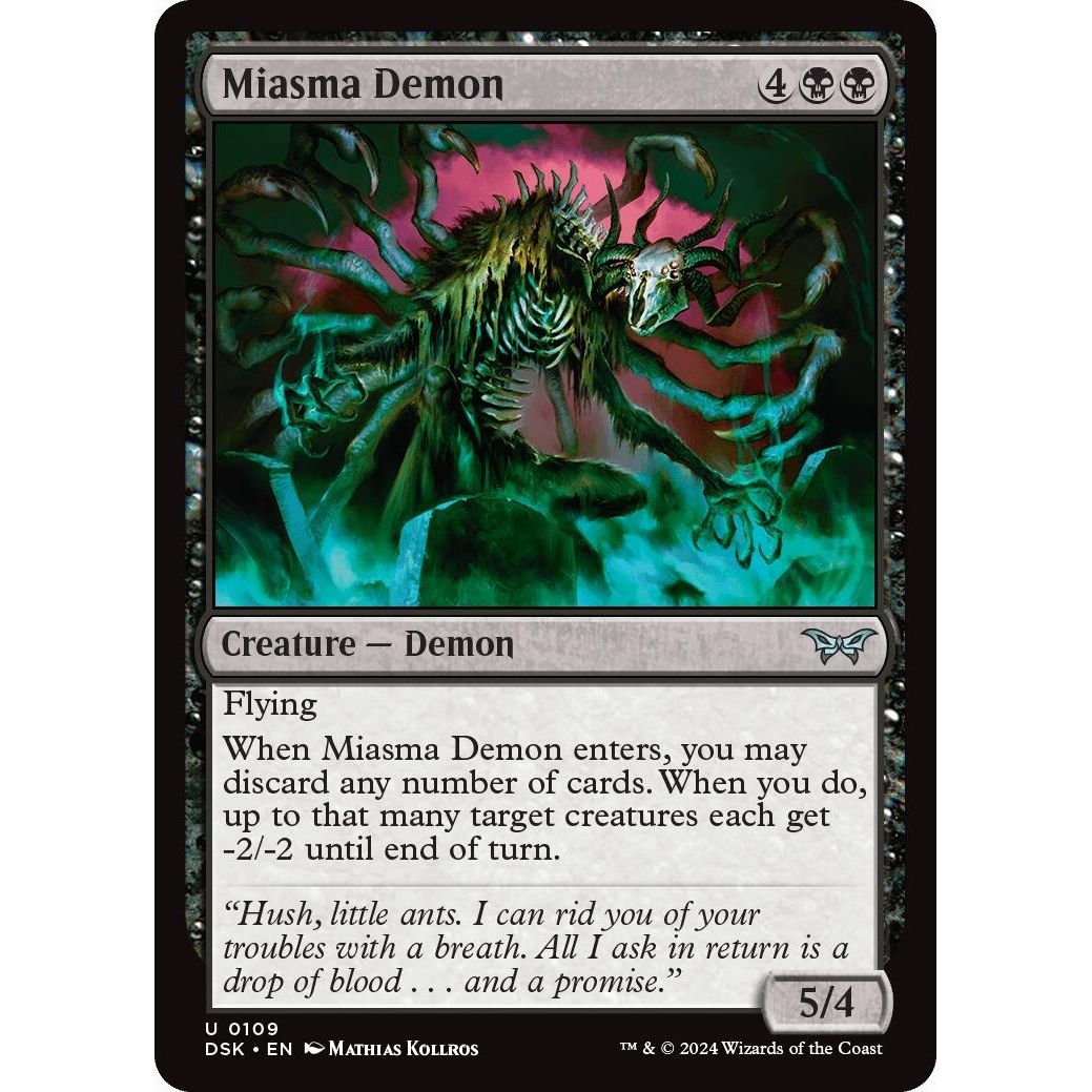 Image for Miasma Demon (109) (DSK) - Magic: The Gathering