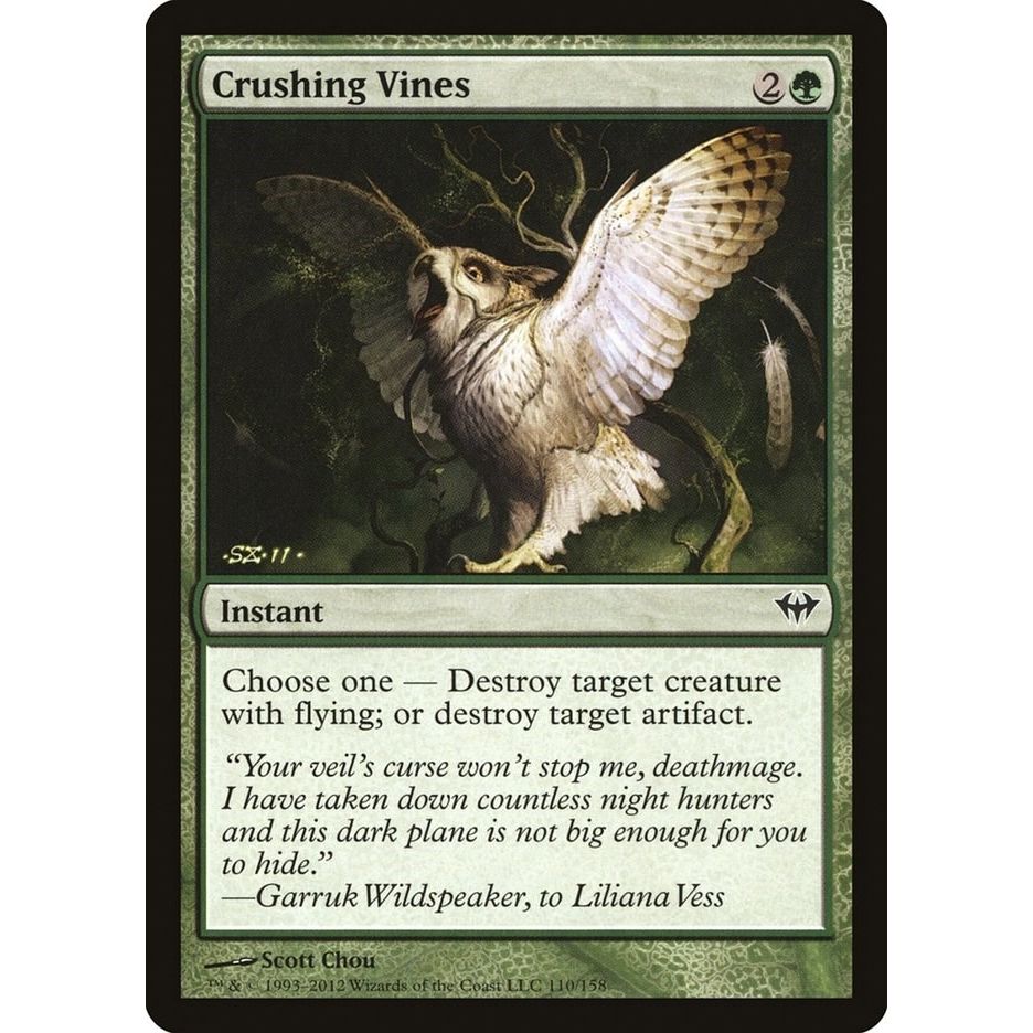 Image for Crushing Vines (110) (DKA) - Magic: The Gathering