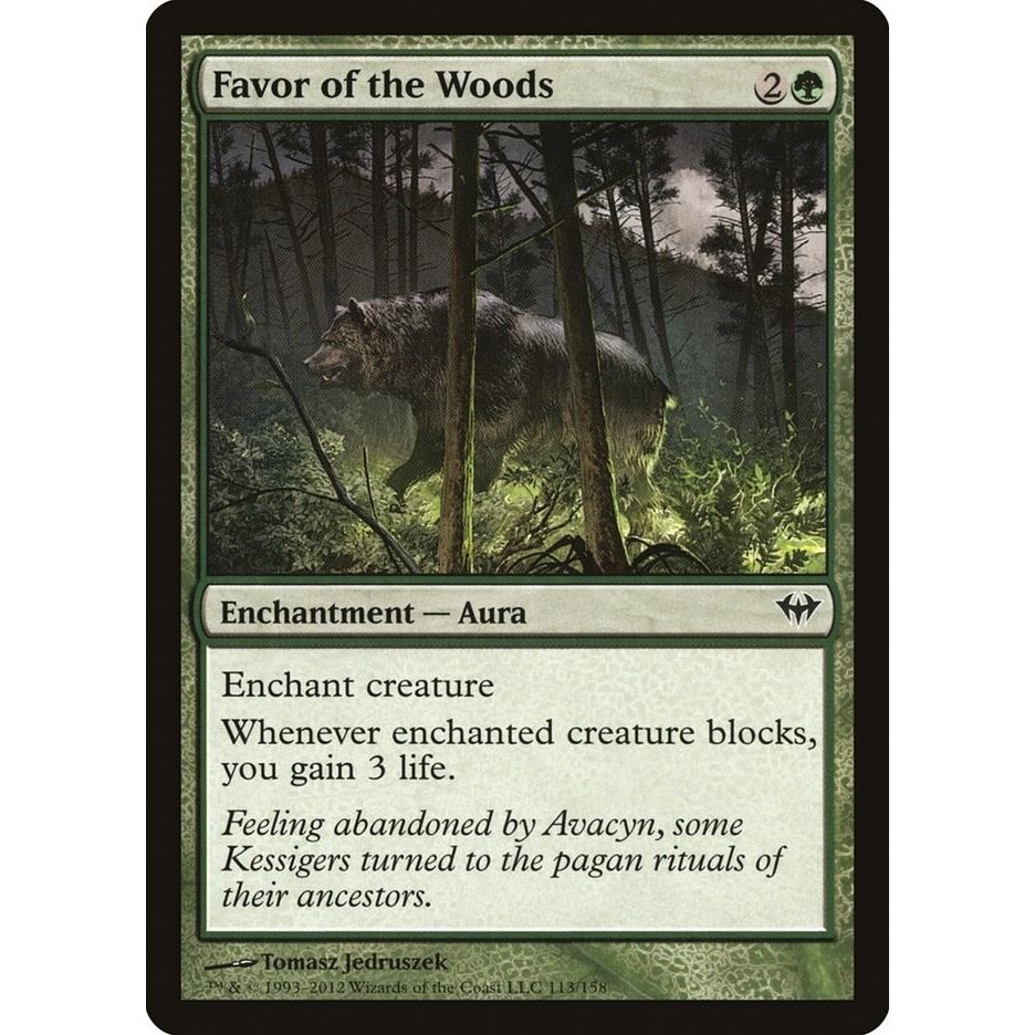 Image for Favor of the Woods (113) (DKA) - Magic: The Gathering