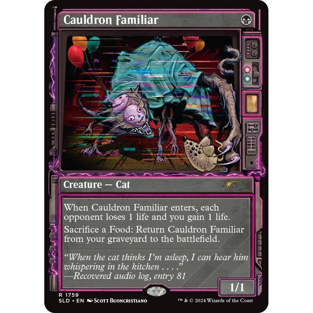 Image for Cauldron Familiar (1759) (SLD) - Magic: The Gathering