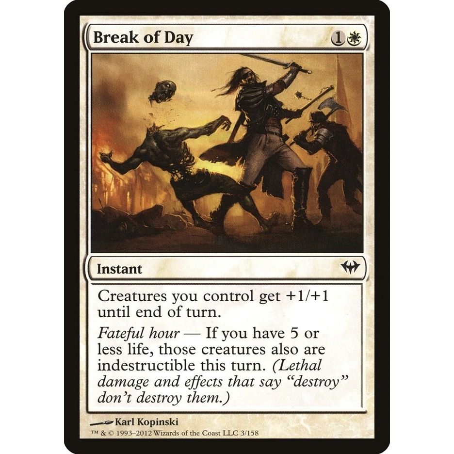 Image for Break of Day (3) (DKA) - Magic: The Gathering