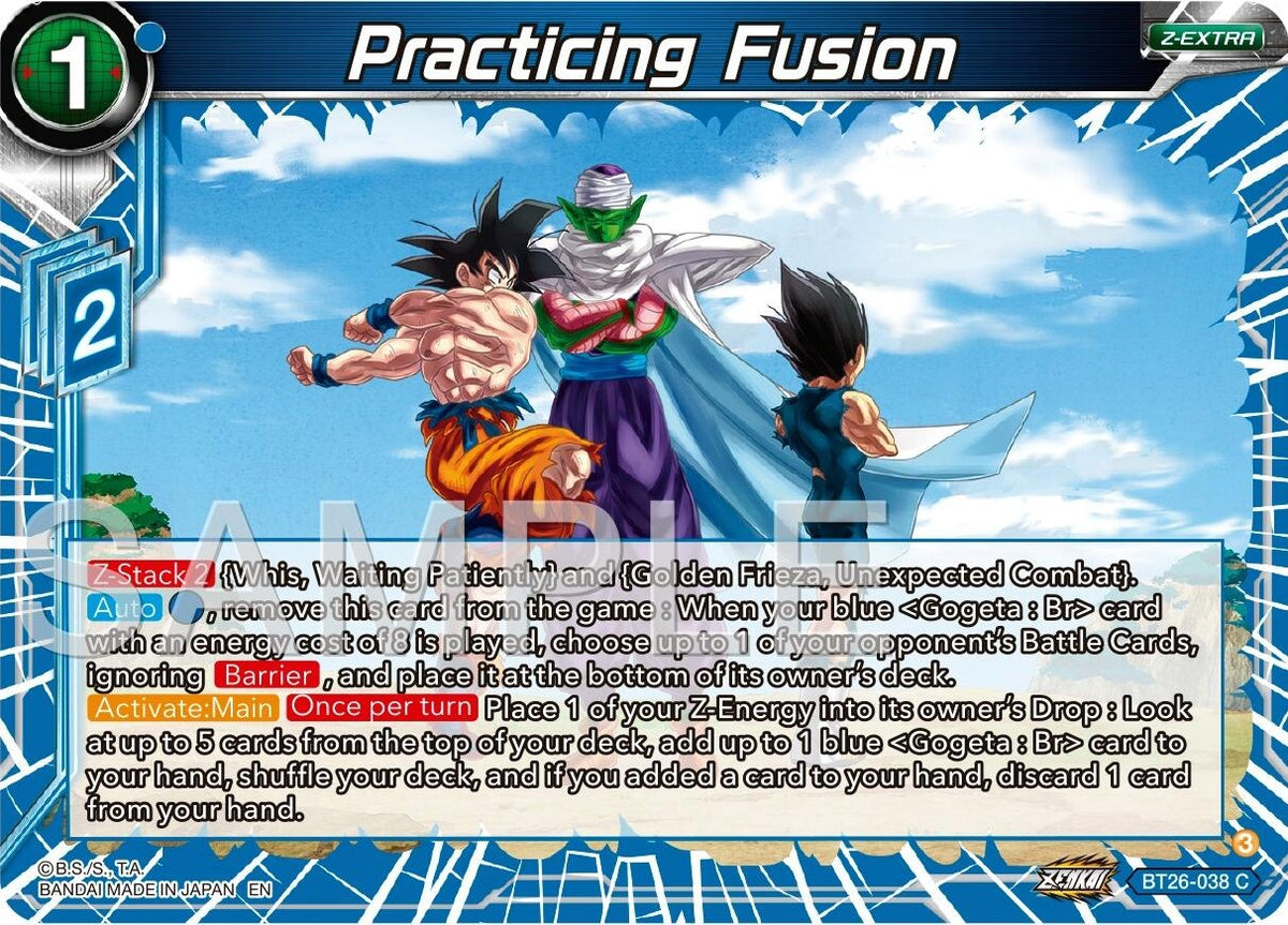 Image for Practicing Fusion (BT26-038) (BT26) - Dragon Ball Super: Masters