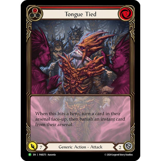 Image for Tongue Tied (Extended Art) - FAB273 (FAB273) (PR) - Flesh and Blood TCG