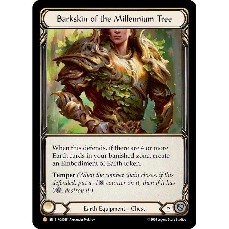 Image for Barkskin of the Millennium Tree (ROS028) (ROS) - Flesh and Blood TCG