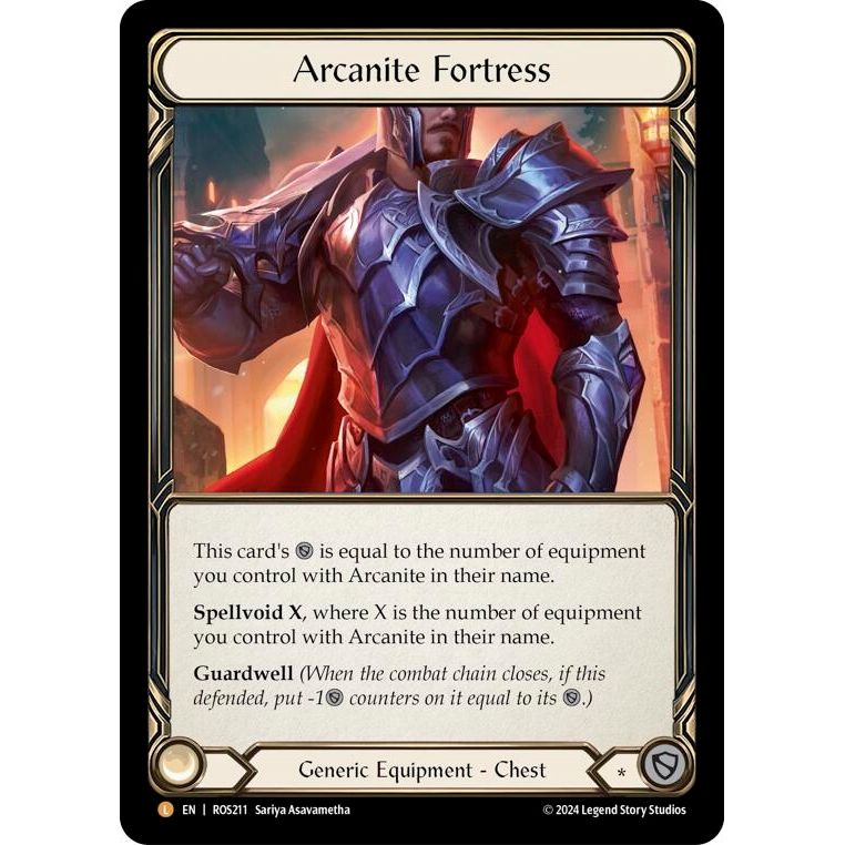 Image for Arcanite Fortress (ROS211) (ROS) - Flesh and Blood TCG