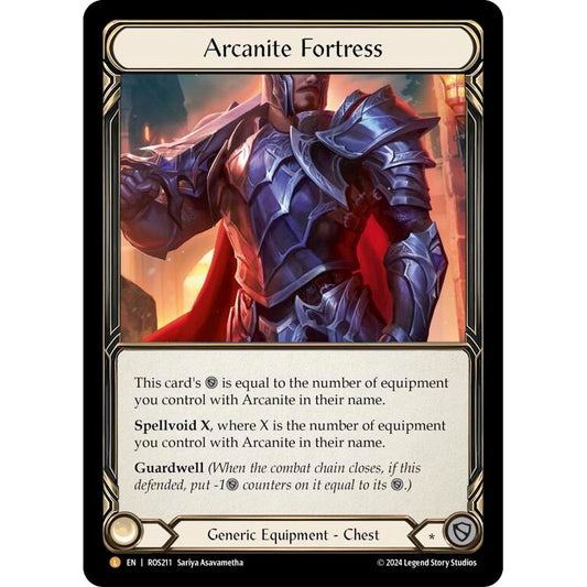 Image for Arcanite Fortress (ROS211) (ROS) - Flesh and Blood TCG