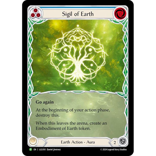 Image for Sigil of Earth (Extended Art) - LGS310 (LGS310) (PR) - Flesh and Blood TCG