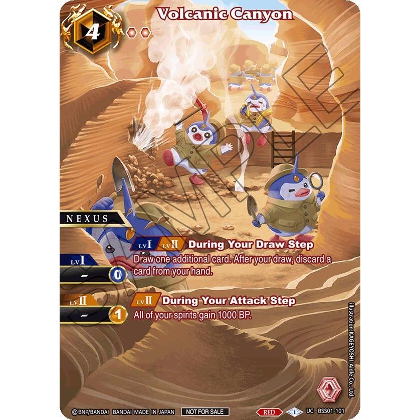 Image for Volcanic Canyon (Exclusive Nexus Pack Vol. 2) (BSS01-101) (LEP) - Battle Spirits Saga