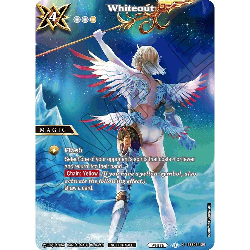 Image for Whiteout (Grand Tour Top 32 Card 2024 Vol. 1) (BSS05-129) (LEP) - Battle Spirits Saga