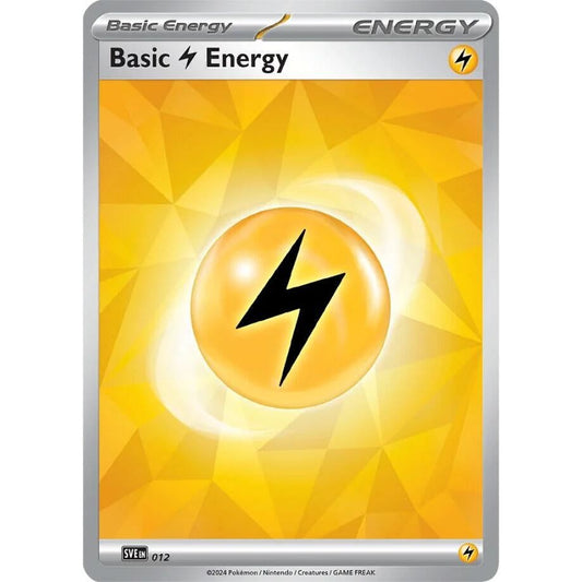 Image for Basic Lightning Energy (012) (SCR) - Pokemon