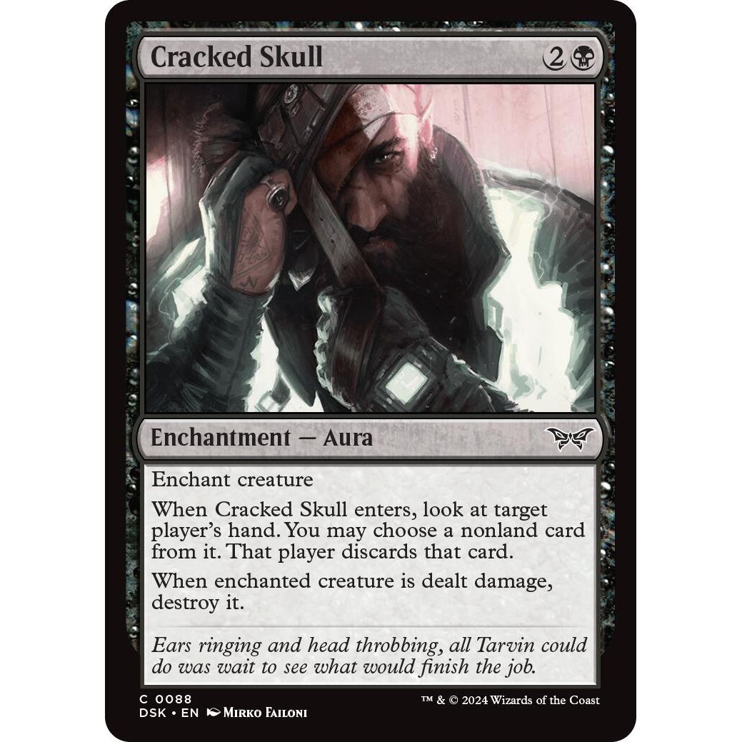 Image for Cracked Skull (88) (DSK) - Magic: The Gathering