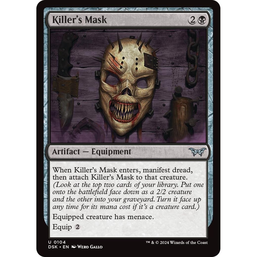Image for Killer's Mask (104) (DSK) - Magic: The Gathering