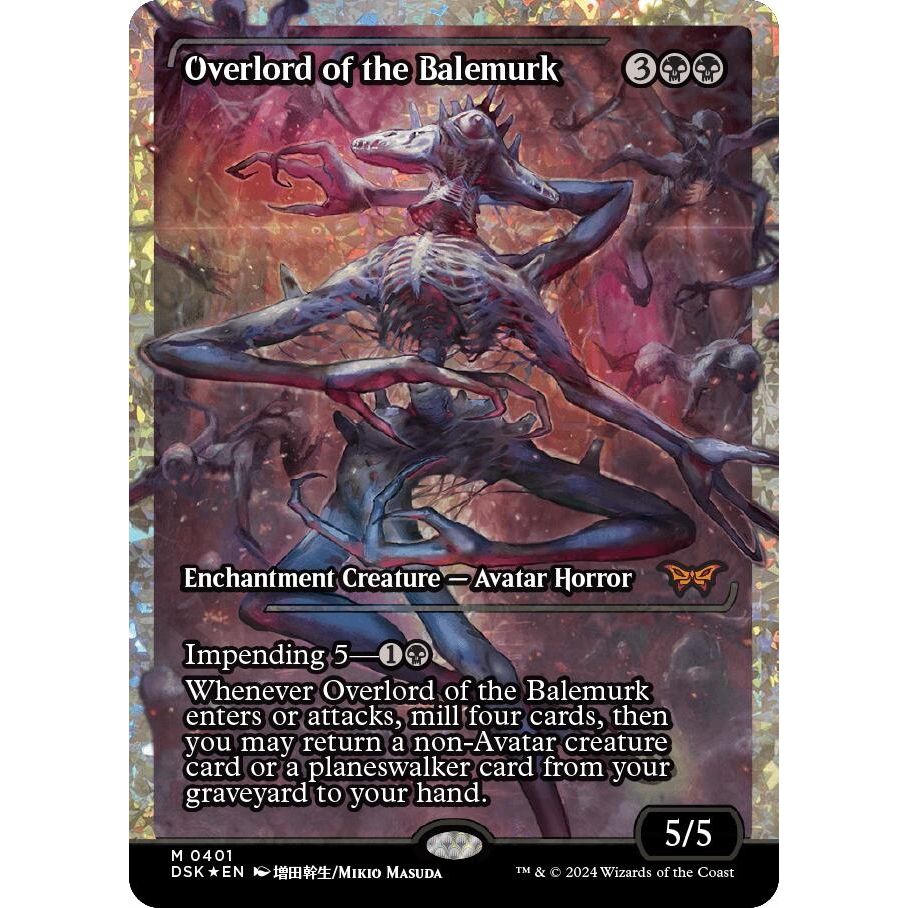 Image for Overlord of the Balemurk (Showcase) (Fracture Foil) (401) (DSK) - Magic: The Gathering