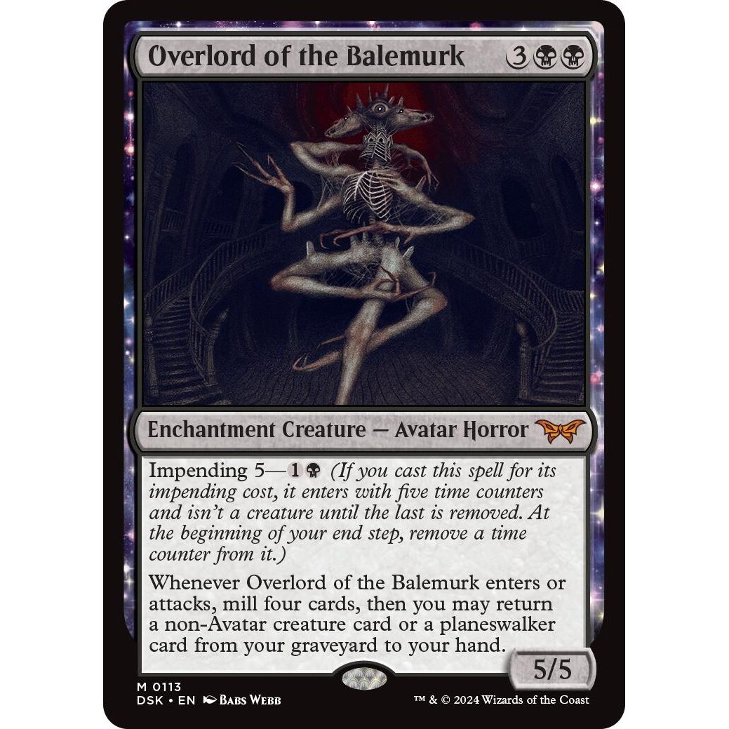 Image for Overlord of the Balemurk (113) (DSK) - Magic: The Gathering