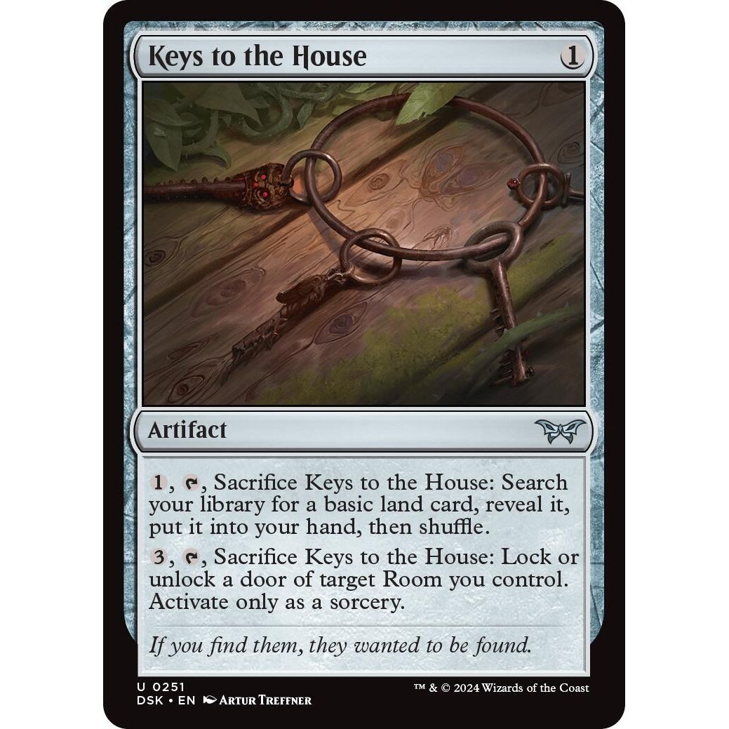 Image for Keys to the House (251) (DSK) - Magic: The Gathering