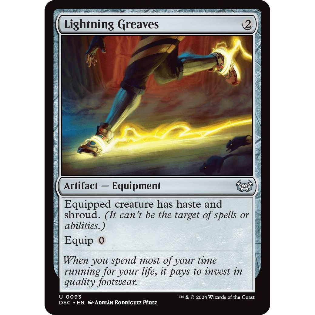 Image for Lightning Greaves (93) (DSC) - Magic: The Gathering