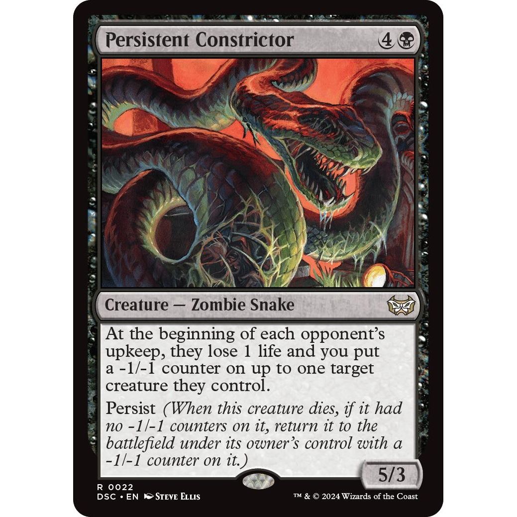 Image for Persistent Constrictor (22) (DSC) - Magic: The Gathering