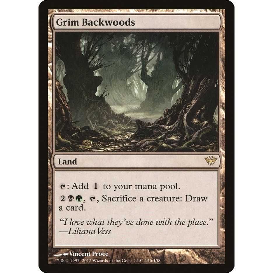 Image for Grim Backwoods (156) (DKA) - Magic: The Gathering