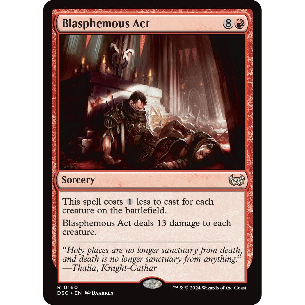 Image for Blasphemous Act (160) (DSC) - Magic: The Gathering