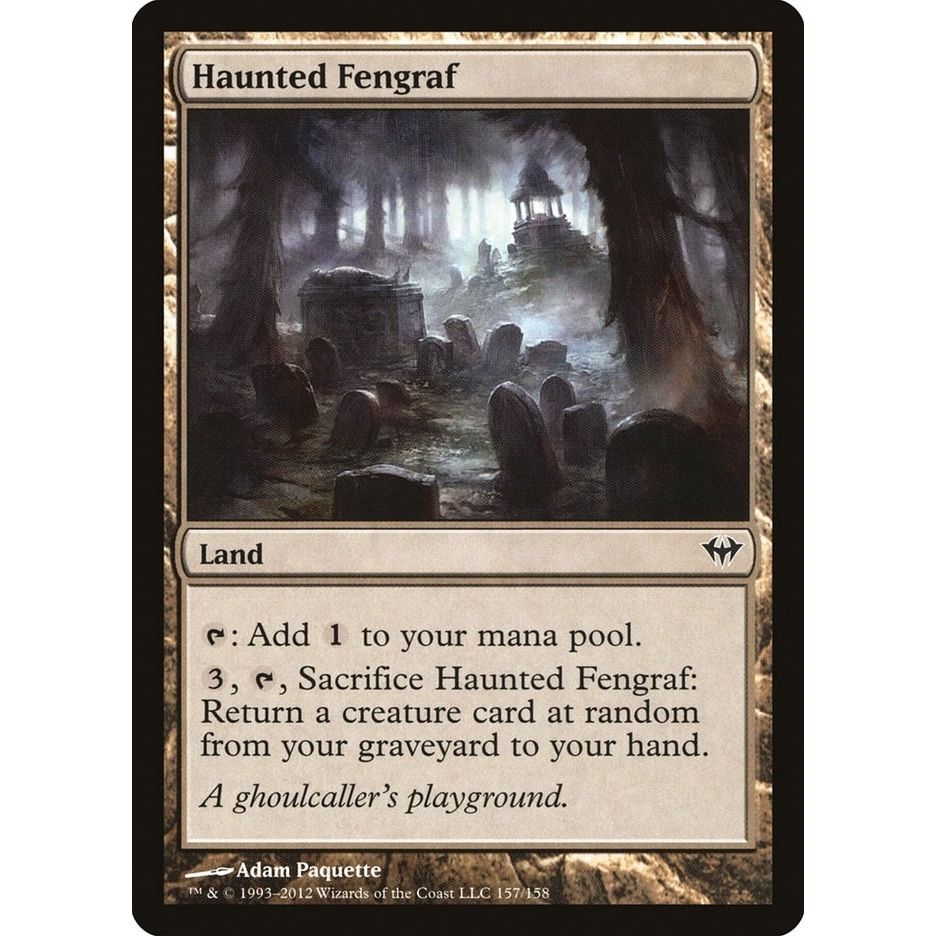 Image for Haunted Fengraf (157) (DKA) - Magic: The Gathering