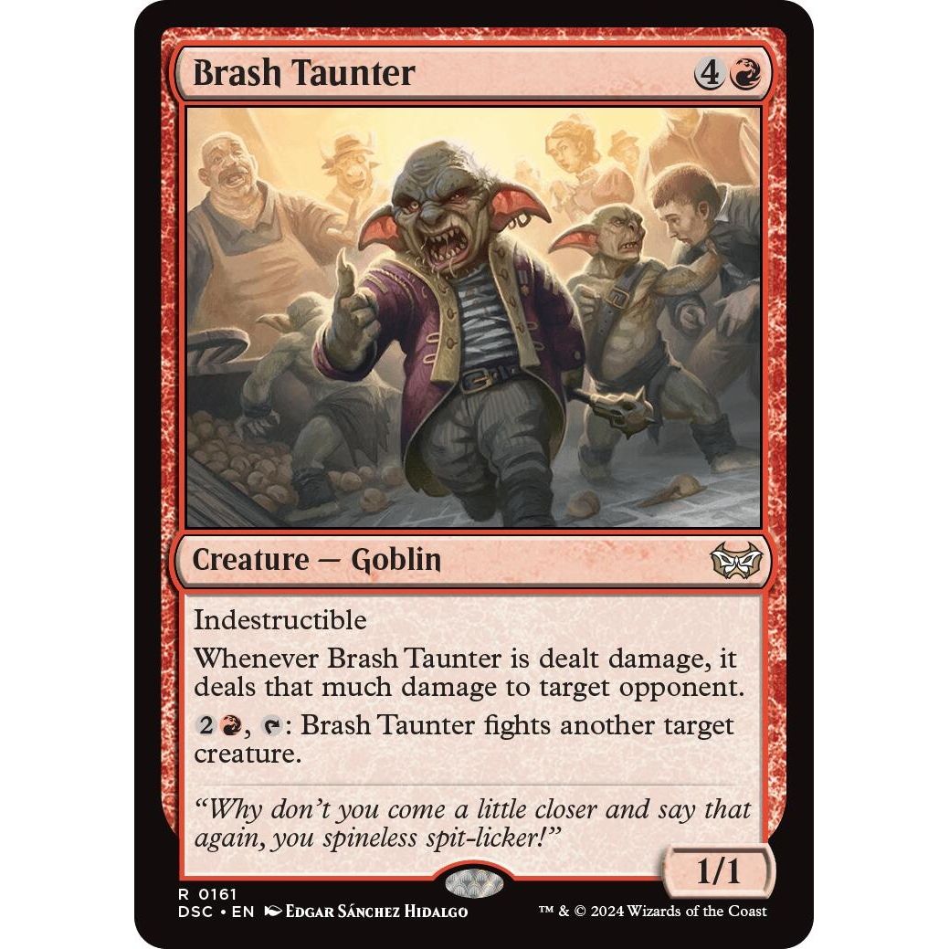 Image for Brash Taunter (161) (DSC) - Magic: The Gathering