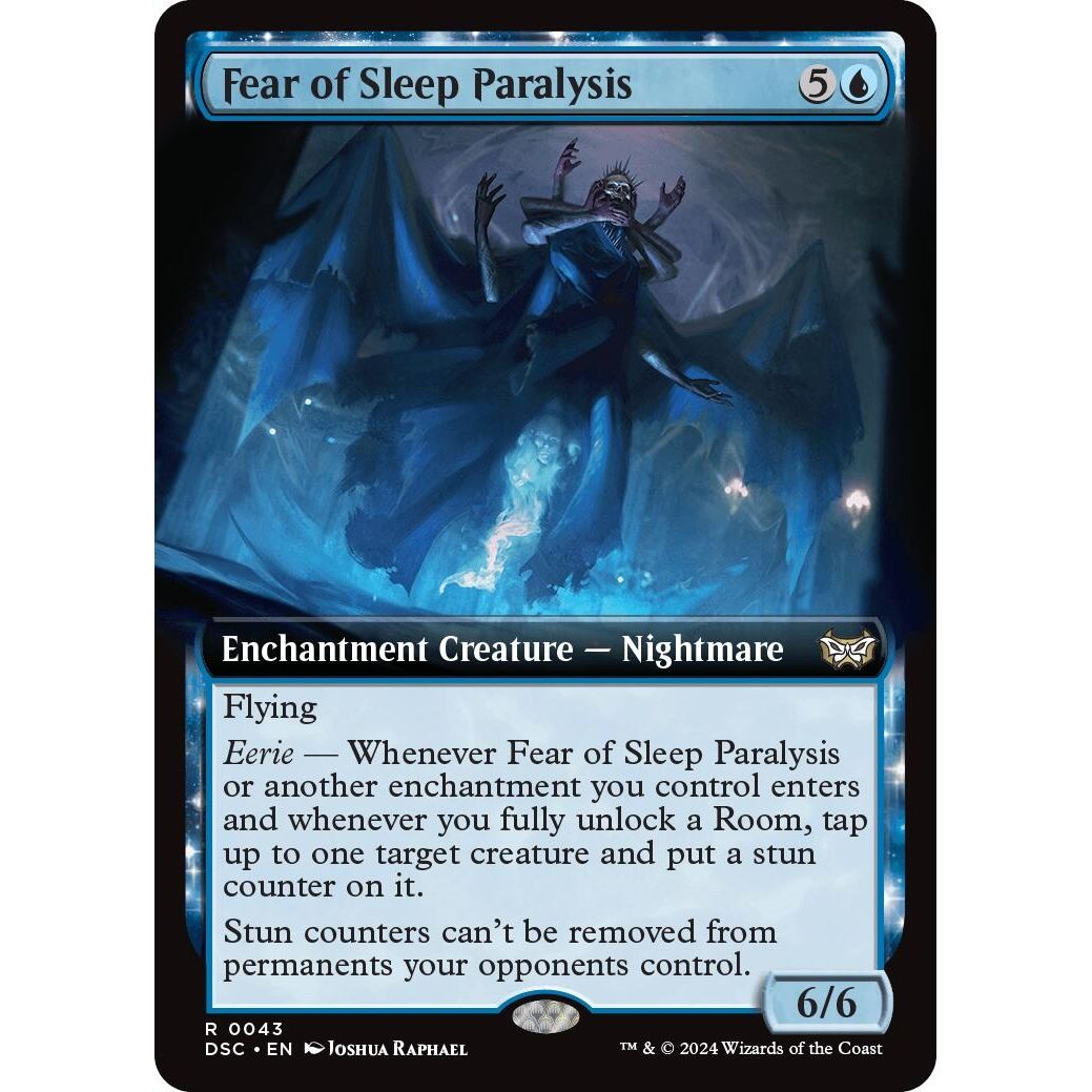 Image for Fear of Sleep Paralysis (Extended Art) (43) (DSC) - Magic: The Gathering