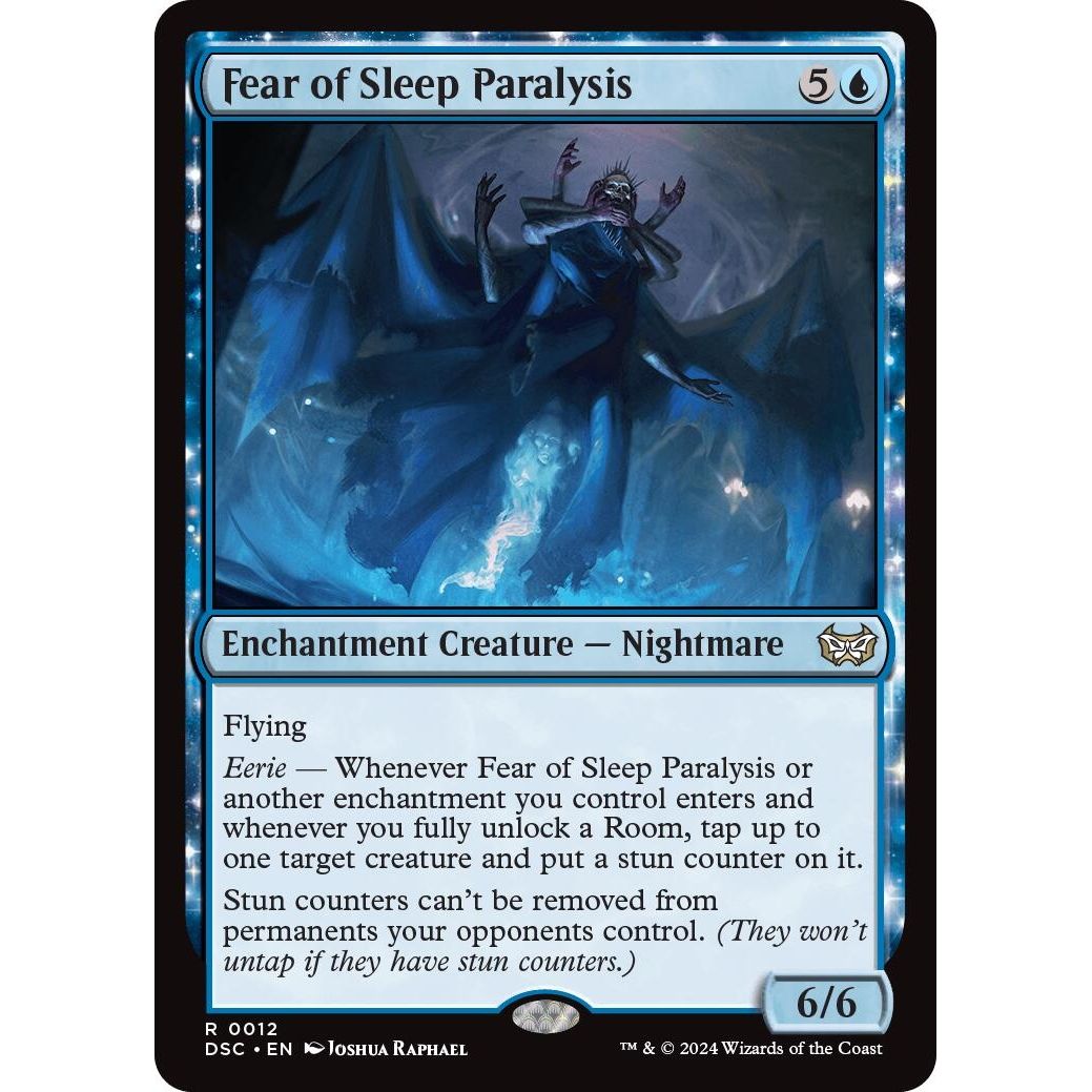 Image for Fear of Sleep Paralysis (12) (DSC) - Magic: The Gathering