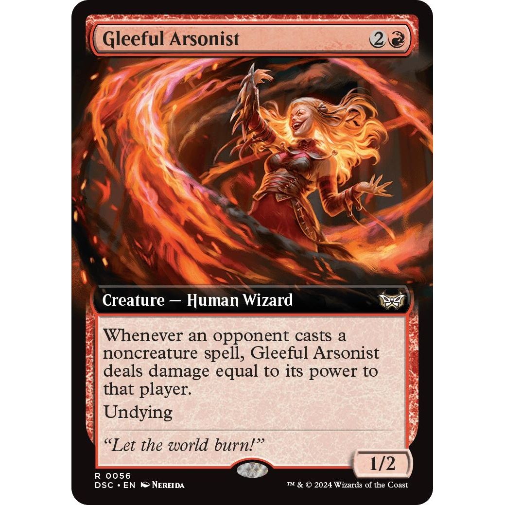 Image for Gleeful Arsonist (Extended Art) (56) (DSC) - Magic: The Gathering