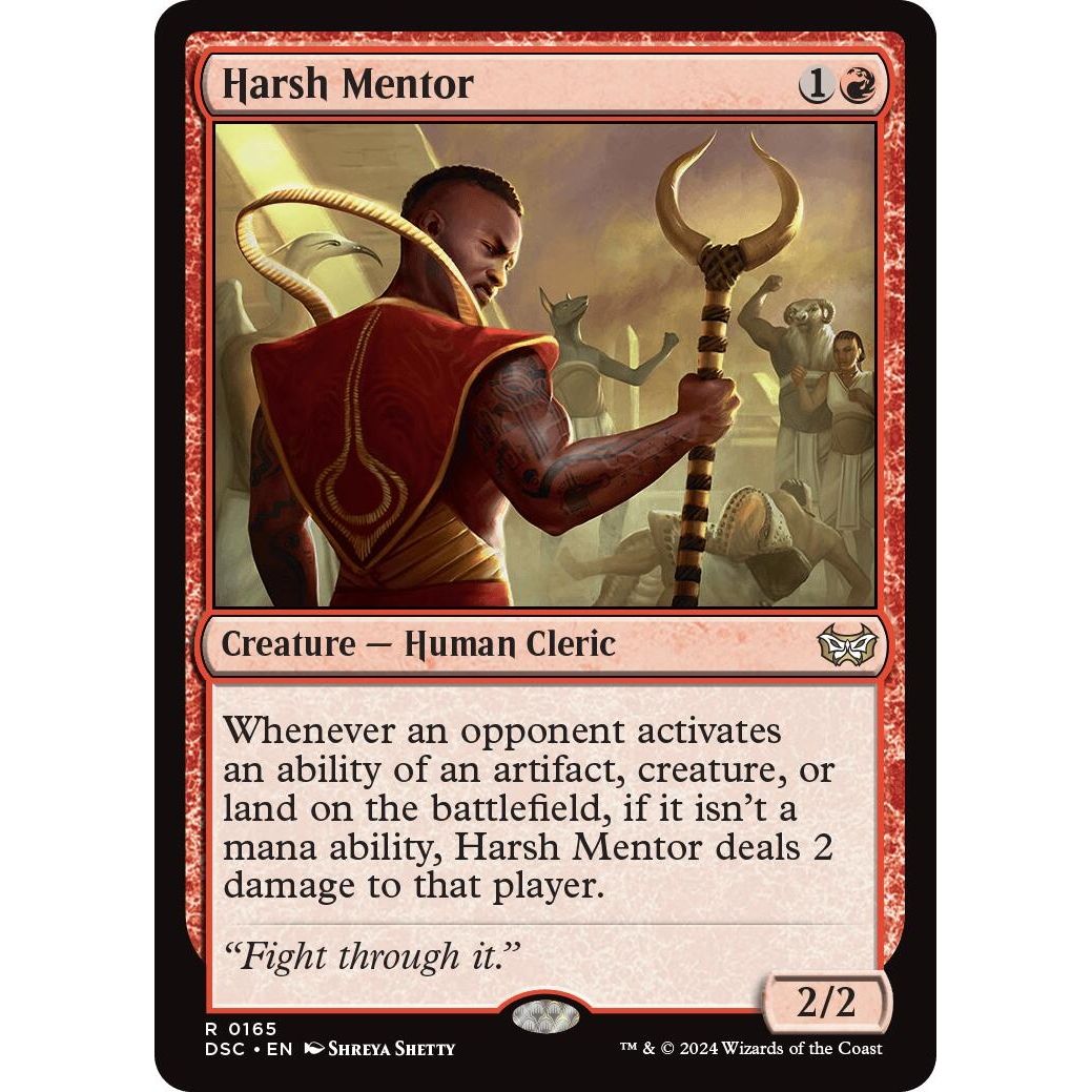 Image for Harsh Mentor (165) (DSC) - Magic: The Gathering