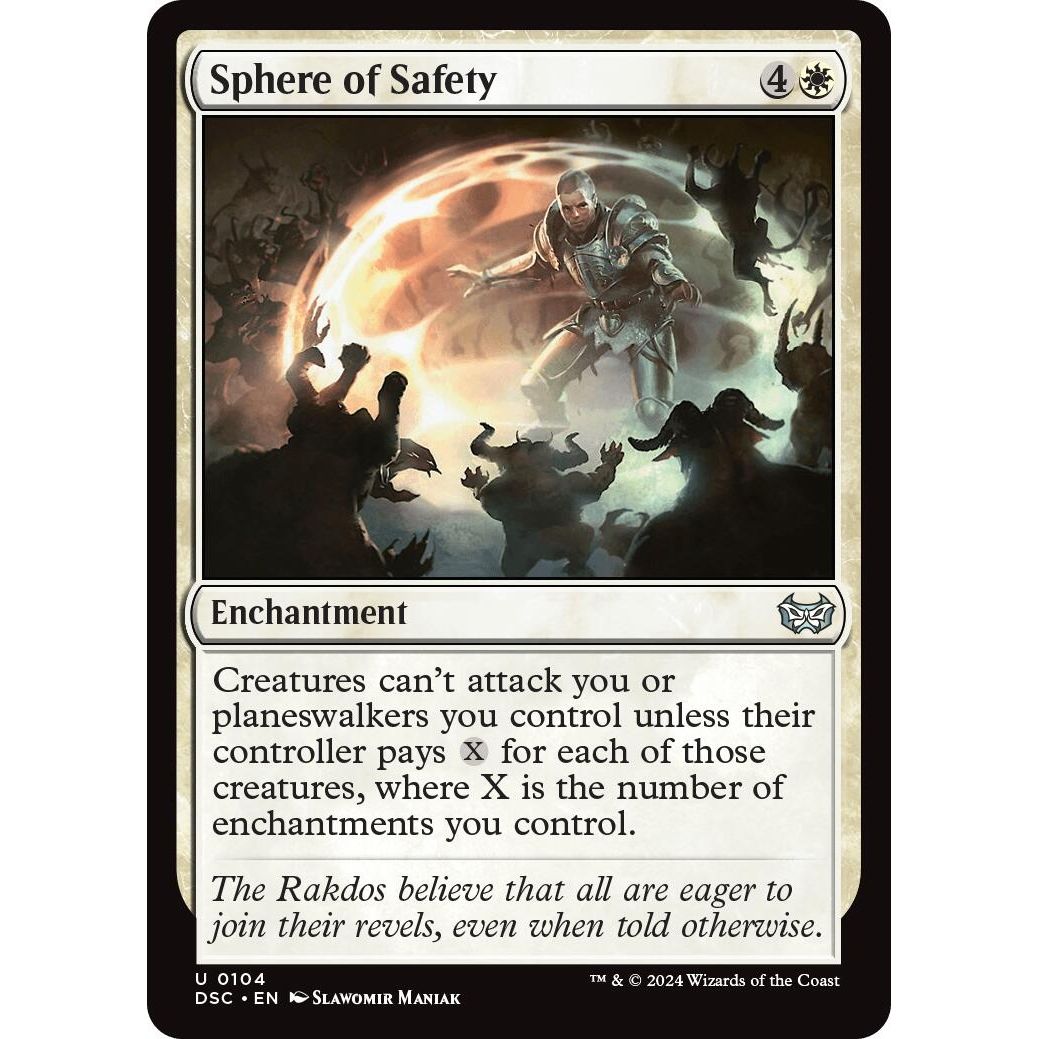 Image for Sphere of Safety (104) (DSC) - Magic: The Gathering