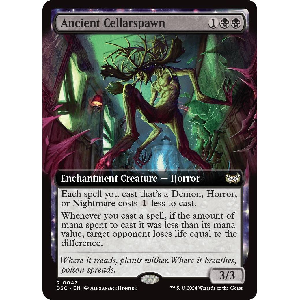Image for Ancient Cellarspawn (Extended Art) (47) (DSC) - Magic: The Gathering