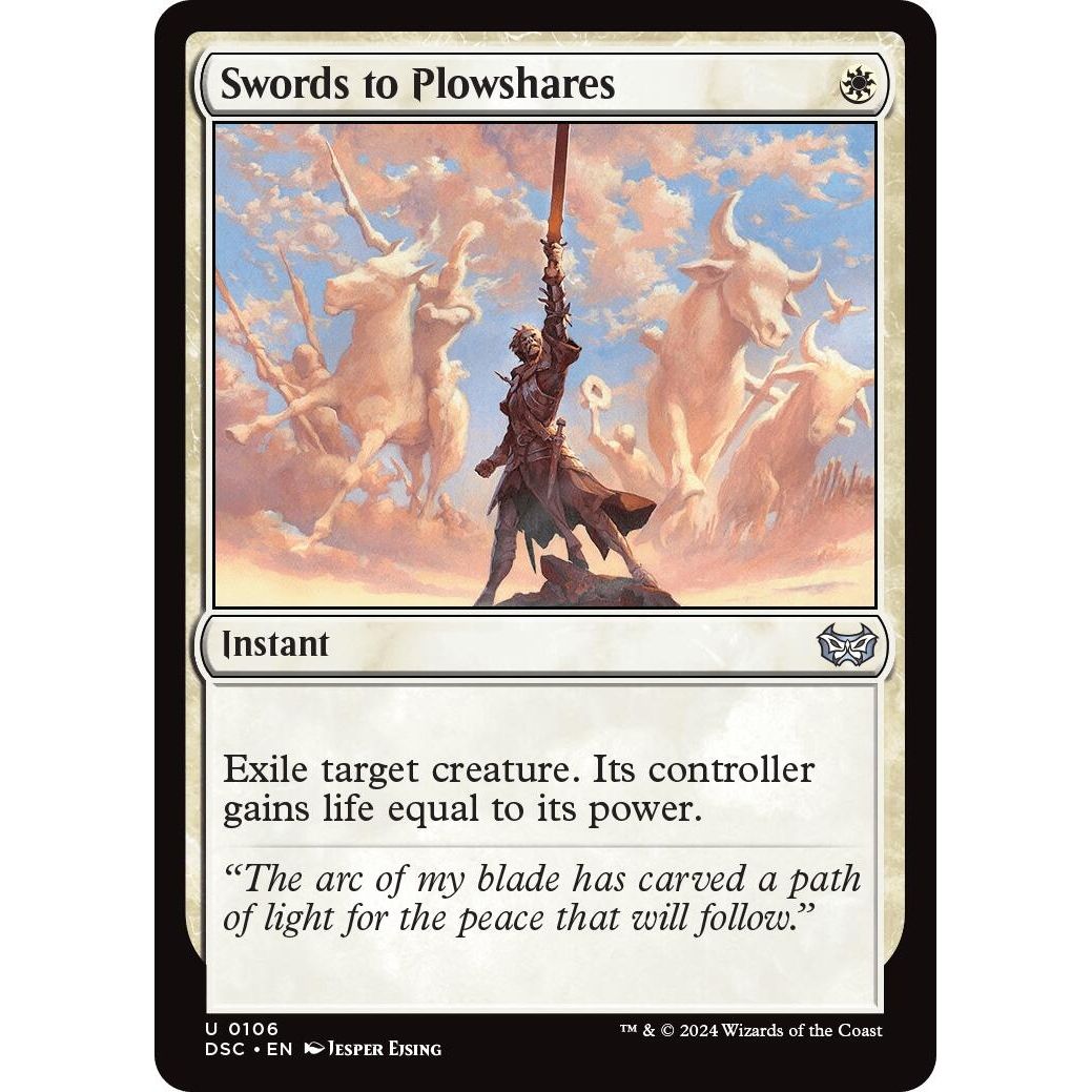 Image for Swords to Plowshares (106) (DSC) - Magic: The Gathering
