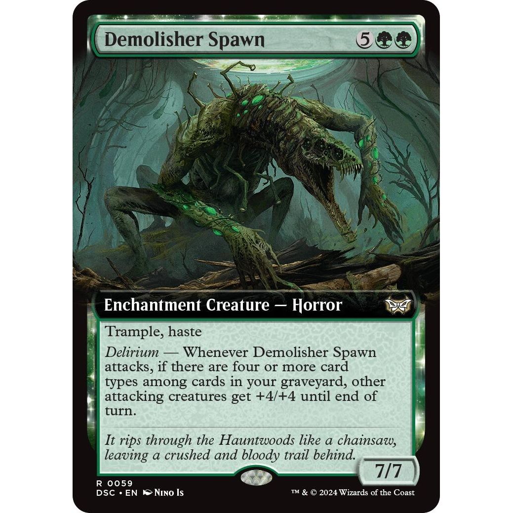 Image for Demolisher Spawn (Extended Art) (59) (DSC) - Magic: The Gathering